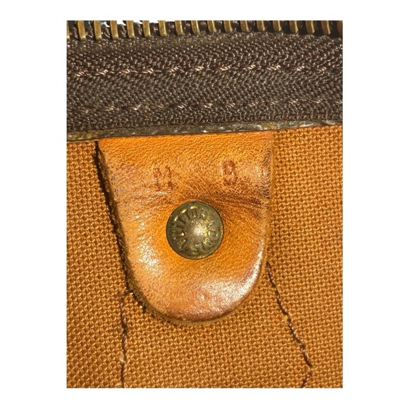 Louis Vuitton Speedy 35 – Vintage Monogram Refreshed Burgundy Leather - Picture 10 of 14